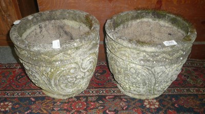 Lot 1066 - Pair of garden pots *by repute from the old Manor House, West Auckland