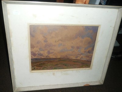 Lot 593A - Fred Lawson watercolour of above Castle Bolton