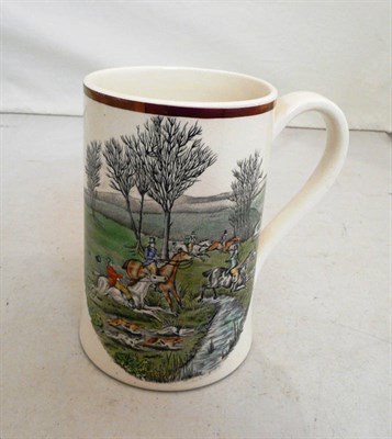 Lot 12 - A Grays Pottery transfer printed hunting mug