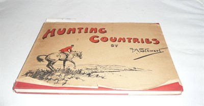 Lot 45 - Stewart (F.A.) Hunting Countries, 1935, oblong folio, colour plates, dust wrapper