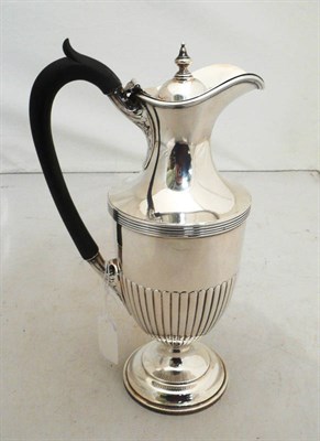 Lot 215 - Silver hot water jug, total weight 16.5 oz