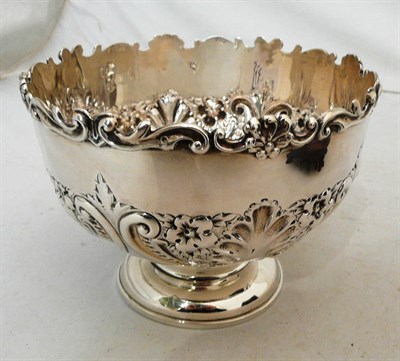 Lot 217 - Silver rose bowl, 10.5 oz