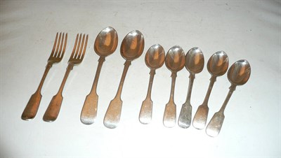 Lot 304 - Assorted silver cutlery, 18oz