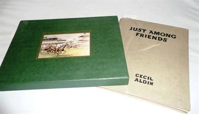 Lot 318 - Peter Biegel's Racing Pictures, 1983, oblong 4to., quarter bonded leather, slipcase; Aldin (Cecil)