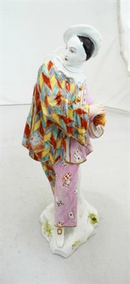 Lot 385 - A 19th century model of a Harlequin