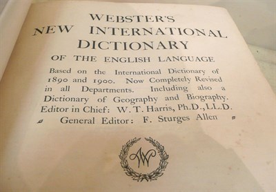 Lot 411 - Webster's New International Dictionary