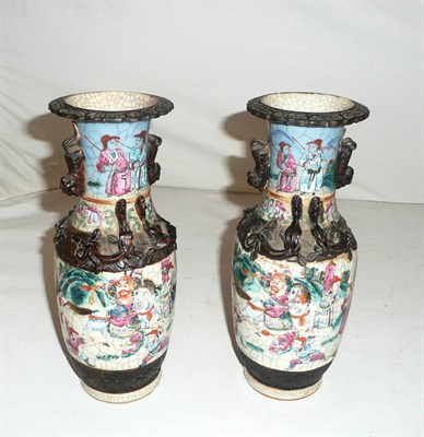 Lot 468 - A pair of Chinese porcelain vases, circa 1880