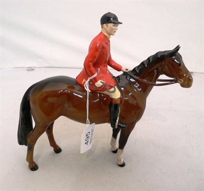 Lot 495 - Beswick 'Huntsman' on brown horse, model No. 1501, gloss, 21cm high