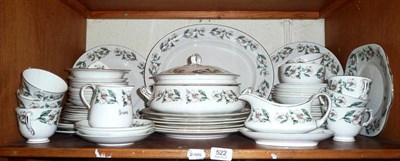 Lot 522 - Crown Staffordshire dinner service