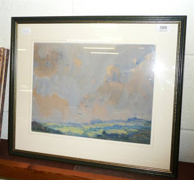 Lot 588 - Knighton-Hammond, watercolour, landscape