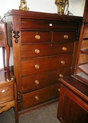 Lot 659 - Victorian mahogany scotch chest