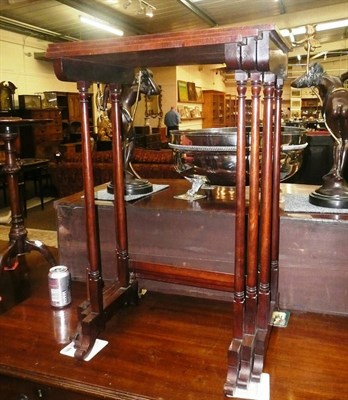 Lot 705 - A nest of three Victorian mahogany tables