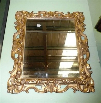 Lot 799 - Gilt wood carved Florentine style mirror