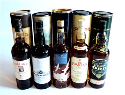 Lot 1019 - Five Litre Bottles Of Malt Whisky Including Glen Morven 12 Year Old, Glen Ord 12 Year Old,...