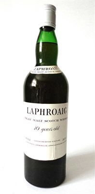 Lot 1023 - Laphroaig 10 year old, Islay Malt Scotch Whisky, 26 2/3 Fl. Ozs., 70 degree proof