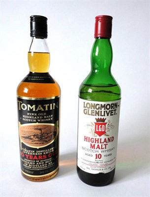 Lot 1033 - Tomatin 10 Year Old, Fine Old Highland Malt Scotch Whisky, 26 2/3 Fl. Ozs., 70 degree proof,...