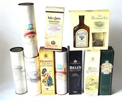 Lot 1042 - Bells Special Reserve, 70Cl., 40% Vol., in carton, and nine other bottles (ten bottles)