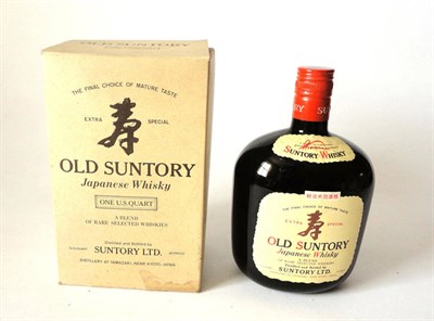 Lot 1058 - Old Suntory, Extra Special Japanese Whisky, A Blend Of Rare Selected Whiskies, 1 U.S. Quart, 86...