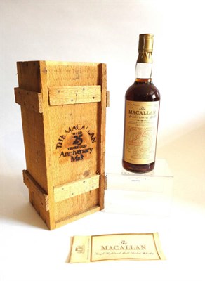 Lot 1070 - The Macallan 25 Year Old, distilled 1957 bottled 1983, Anniversary Malt, distilled and bottled...