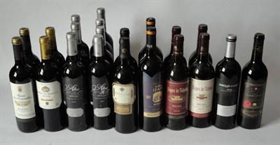 Lot 1087 - Bodegas Primicia, Rioja, 2004 (x2), Baron de Barbon, Rioja, 2004 (x2) and Seventeen other...