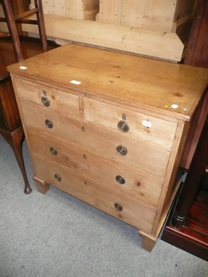 Lot 1208 - Small pine four height chest of drawers