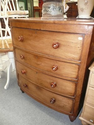 Lot 1214 - Victorian mahogany chest of drawers