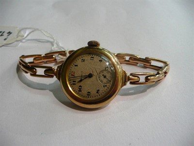 Lot 29 - A lady's wristwatch by Elgin, on expanding bracelet