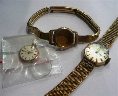 Lot 52 - A lady's Omega wristwatch and another (a.f.)