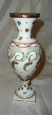 Lot 116 - A Sampson of Paris porcelain vase, painted with flowers