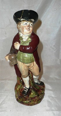 Lot 122 - 19th century pearlware Toby jug