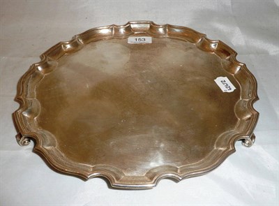 Lot 153 - Silver salver, 31oz approx