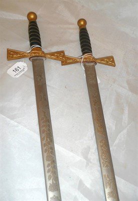 Lot 161 - Two ceremonial swords with Wilkinson blades