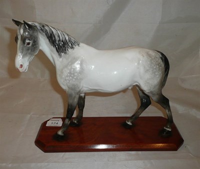 Lot 174 - Meissen porcelain model of a horse, 19th century