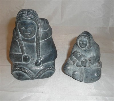Lot 176 - Two Inuit carvings