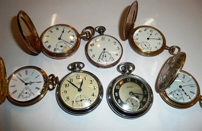 Lot 2 - Seven pocket watches (a.f.)