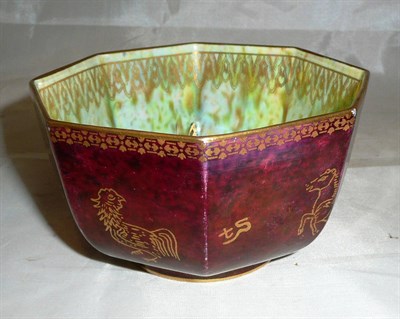 Lot 150 - Wedgwood hexagonal ordinary lustre bowl
