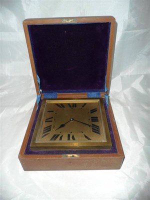 Lot 165 - Art Deco travelling timepiece
