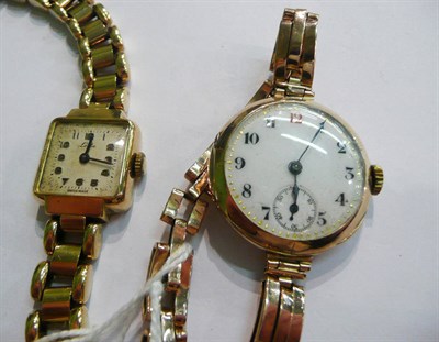 Lot 254 - Two lady's wristwatches