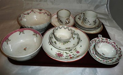 Lot 291 - Tray of 18th century and later ceramics mostly Newhall *