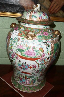 Lot 331 - Canton vase