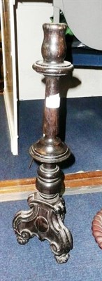 Lot 337 - 17th century style candle stick