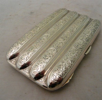 Lot 450 - Silver cigar case