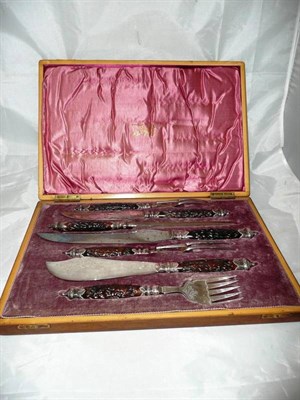 Lot 453 - Cased carving set