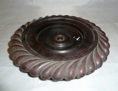 Lot 455 - Victorian mahogany bottle coaster