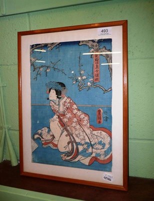 Lot 493 - Japanese wood block print