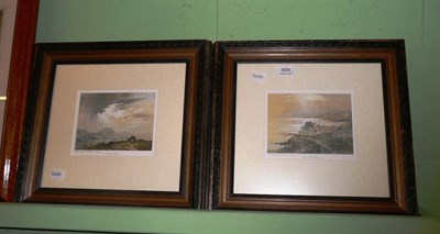 Lot 499 - Four framed prints signed in pencil by R L Howey