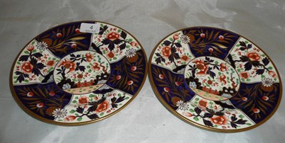 Lot 4 - Pair of 19th century Imari decorated plates