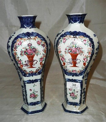 Lot 38 - A pair of 19th century Chinese vases