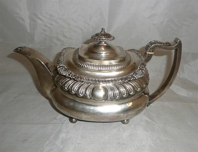 Lot 42 - Victorian silver teapot