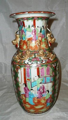 Lot 83 - A Cantonese 19th century enamel vase